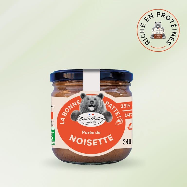 Purée biologique de noisette pot verre, Emile Noël, 340 g*