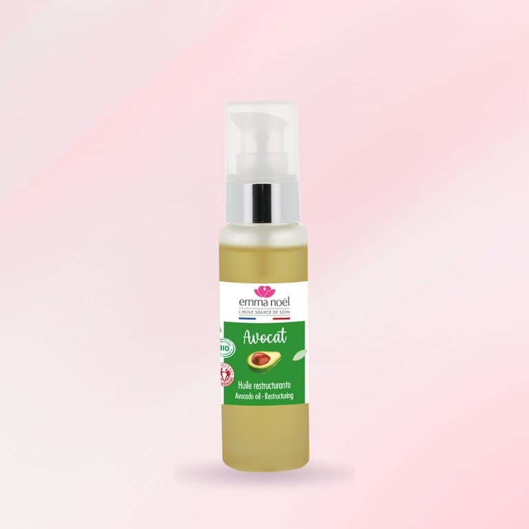 Huile vierge avocat bio équitable, Emma Noël, 50 ml*