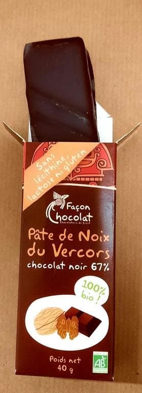 Baumnuss-Riegel, Façon Chocolat, 40 g