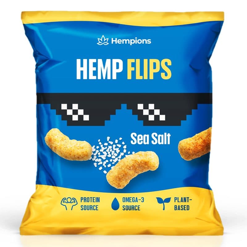 Flips Au Chanvre Sel De Mer BIO, Hempions, 30 g*