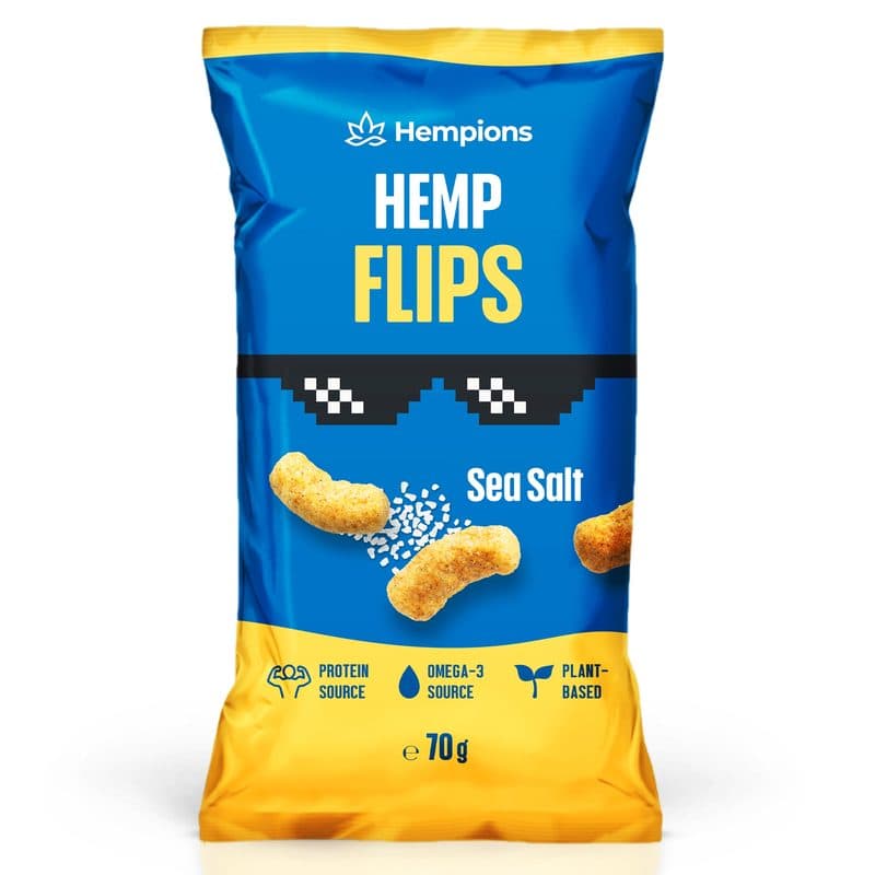 Flips Au Chanvre Sel De Mer BIO, Hempions, 70 g*