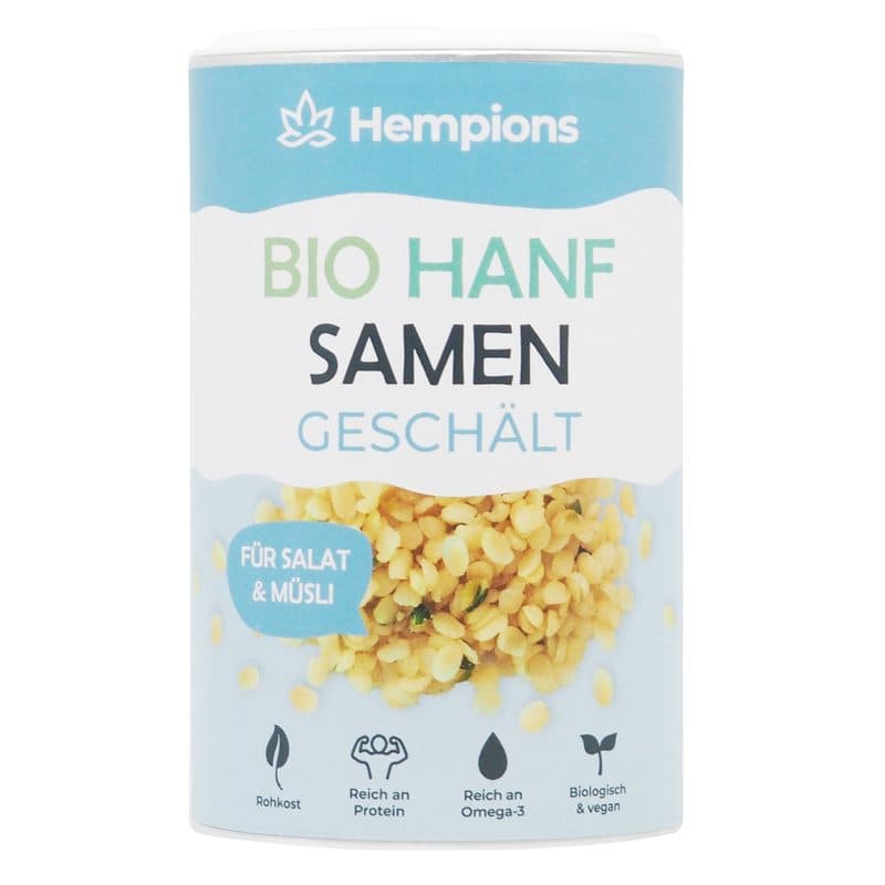 Graines De Chanvre Décortiquées BIO, Hempions, 200 g*