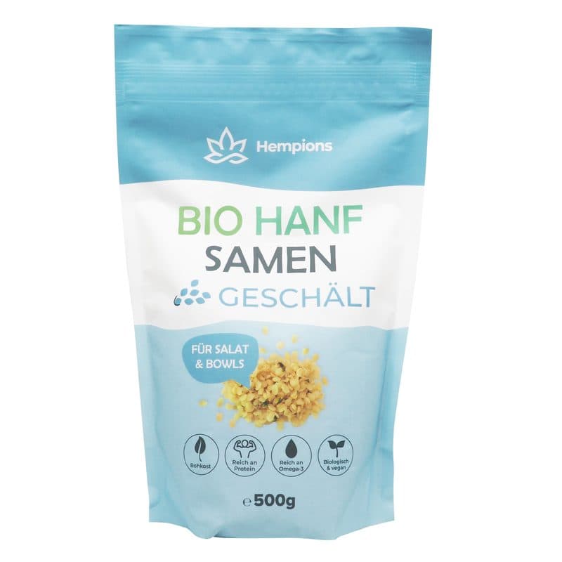 Graines De Chanvre Décortiquées BIO, Hempions, 500 g*