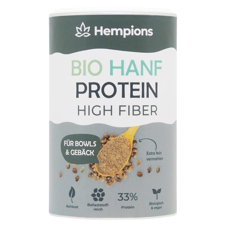 Protéine De Chanvre Haute Fibre BIO, Hempions, 175 g*