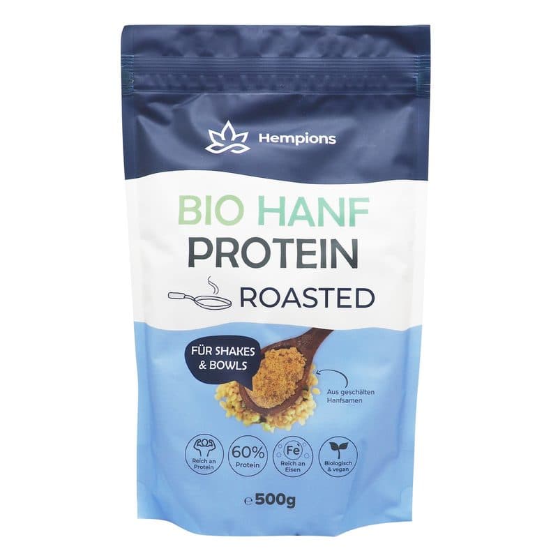 Protéine De Chanvre Grillée BIO, Hempions, 500 g*