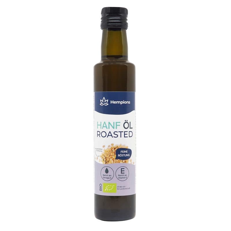 Huile De Chanvre Grillée BIO, Hempions, 250 ml*