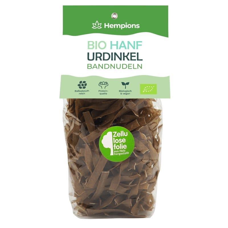 Pâtes Épeautre Au Chanvre BIO, Hempions, 250 g*