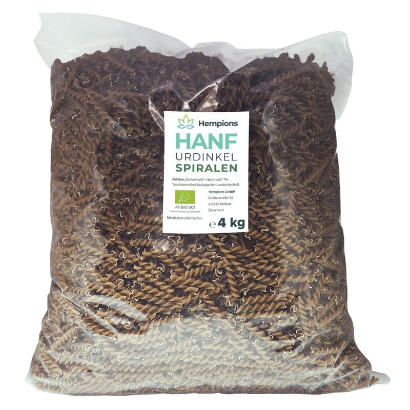 Spirales Épeautre Au Chanvre BIO, Hempions, 4 kg*