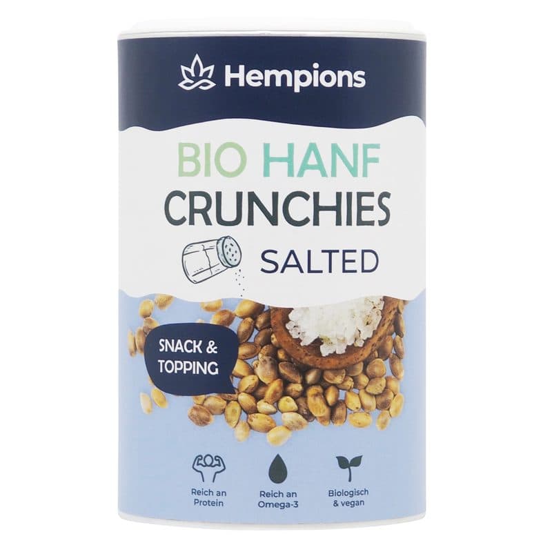 Chanvre Crunchies Salé BIO, Hempions, 200 g*