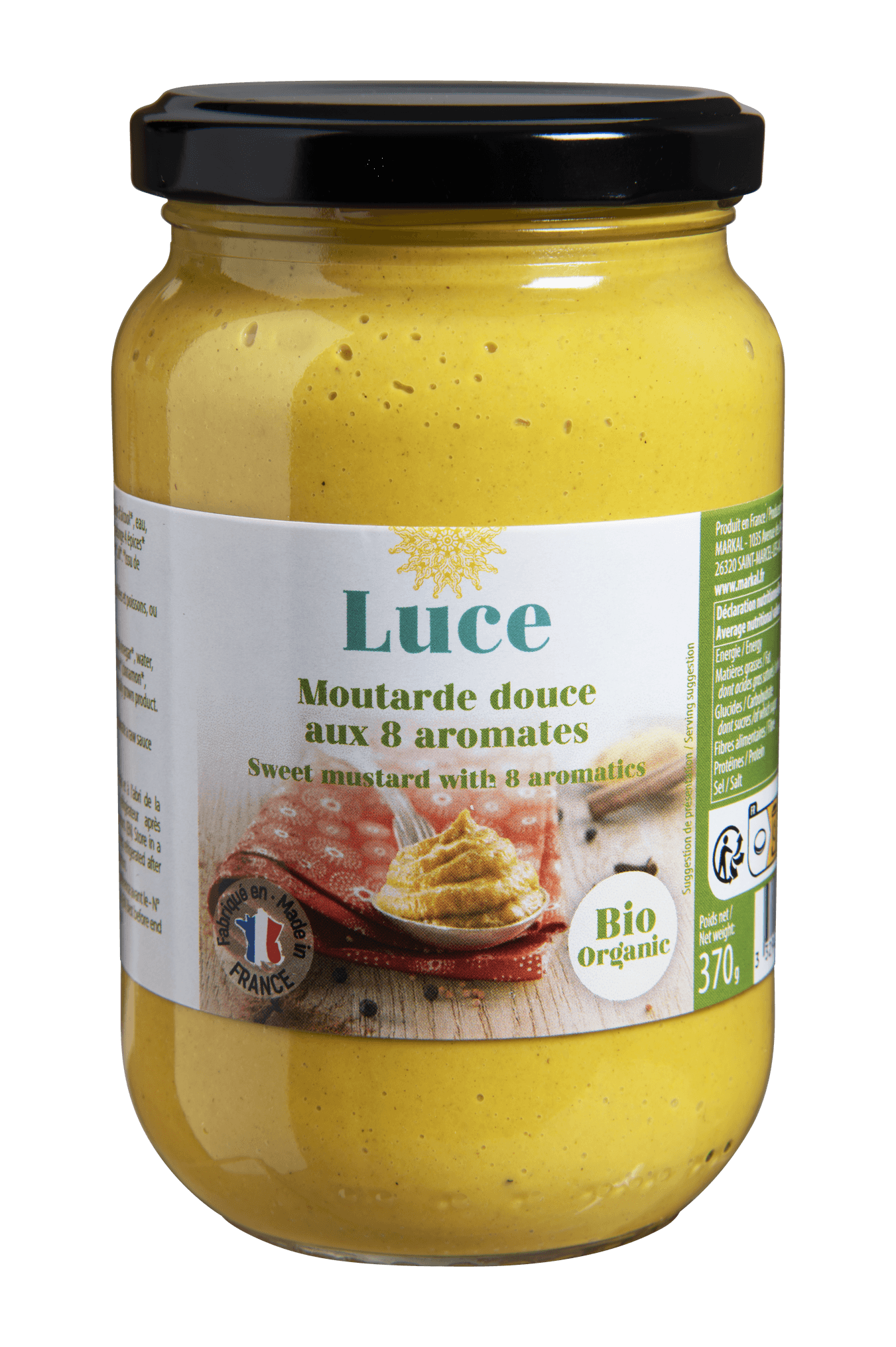 Moutarde Douce, Luce, 370 g*