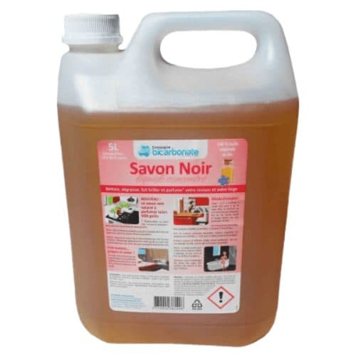 Savon Noir Liquide À L'huile De Lin, Compagnie Du Bicarbonate, 5l