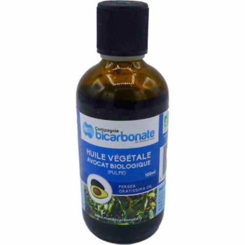 Huile Végétale Avocat BIO, Compagnie Du Bicarbonate, 100 ml