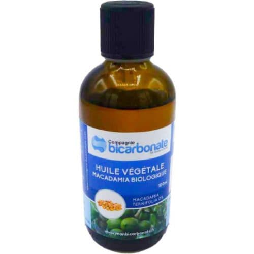 Huile Végétale Macadamia BIO, Compagnie Du Bicarbonate, 100 ml