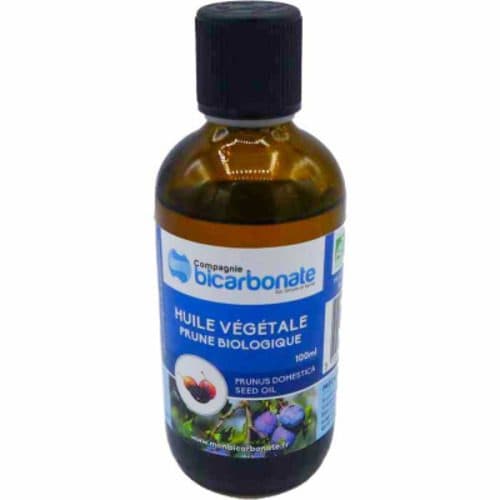 Huile Végétale Prune BIO, Compagnie Du Bicarbonate, 100 ml