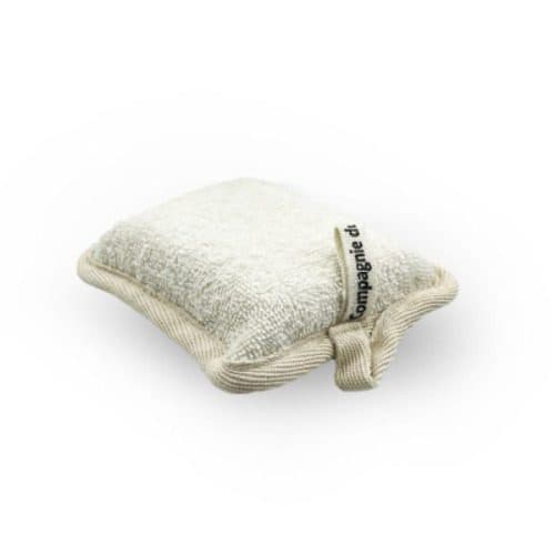 Eponge Coton Blanche Double Face, Compagnie Du Bicarbonate