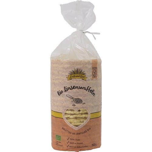 Galettes de lentilles avec sel bio, Leib und Gut, 100 g*