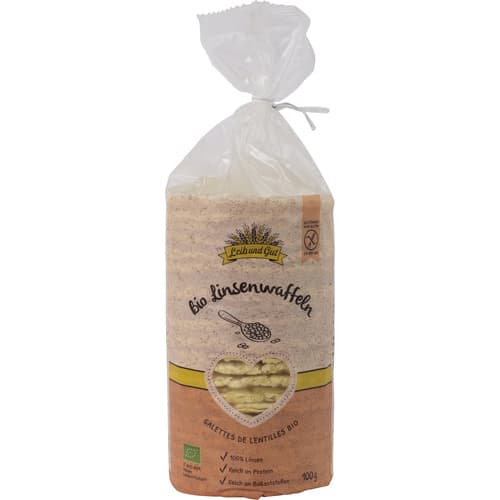 Galettes De Lentilles Avec Sel BIO, Leib Und Gut, 100 g*