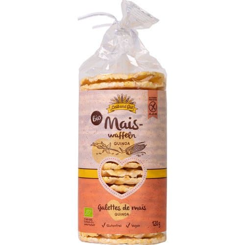 Galettes de maïs avec quinoa bio, Leib und Gut, 120 g*