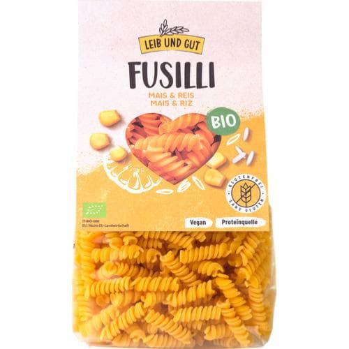 Fusilli Maïs & Riz BIO — Sans Gluten, Leib Und Gut, 340 g*