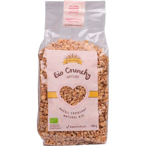 Crunchy nature bio, Leib und Gut, 400 g*