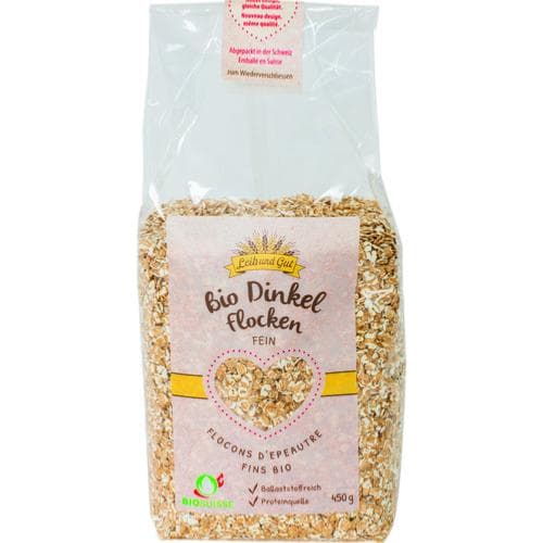 Flocons D'épeautre Fins BIO (label Knospe), Leib Und Gut, 450 g*
