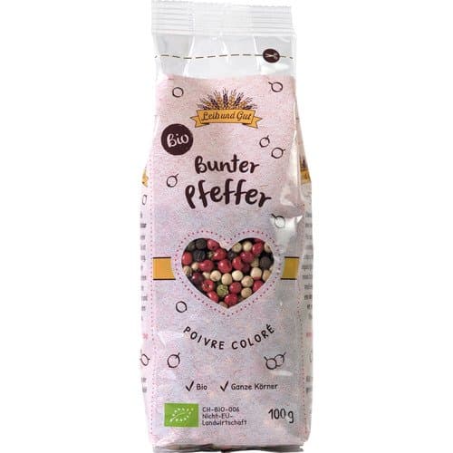 Poivre coloré bio, Leib und Gut, 100 g*