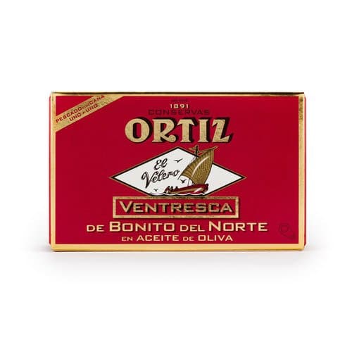 Ventreche de Thon blanc germon à l'huile d'olive, Ortiz, 110 g