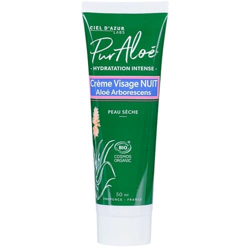 Présentoir Comptoir Crème De Nuit, Pur'aloé, 12×50 ml*