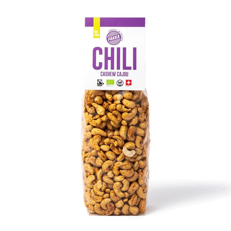 Noix De Cajou Grillées Au Chili, Pakka, 100 g