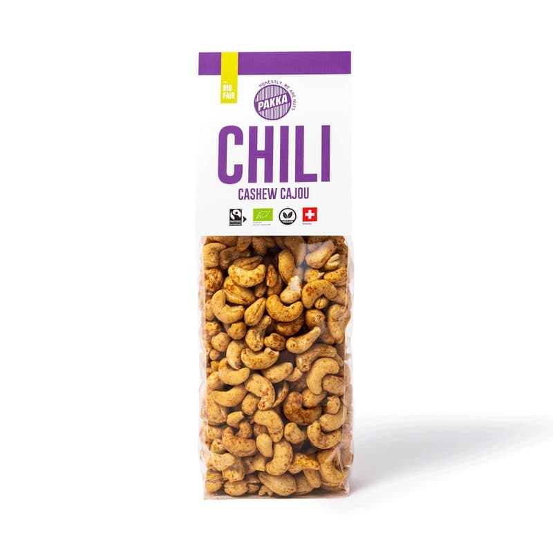Noix De Cajou Grillées Au Chili, Pakka, 450 g