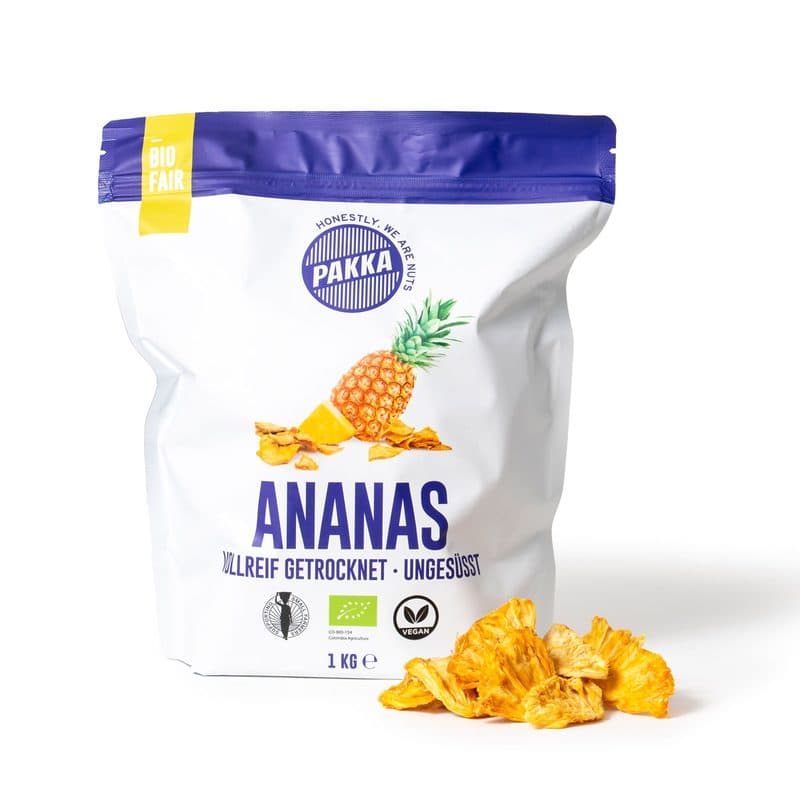 Ananas Séché, Pakka, 1 kg