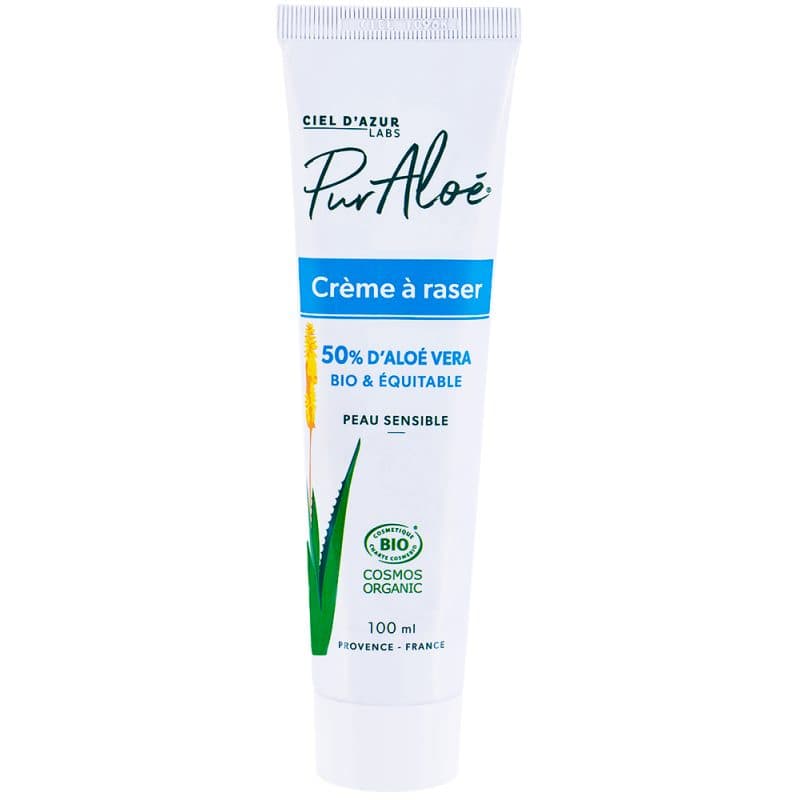 Crème À Raser 50% Aloe Et Équitable, Pur'aloé, 100 ml*