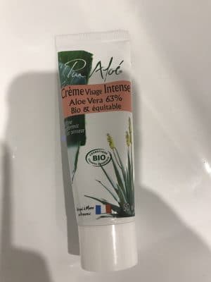 Crème Visage Intense 63% Aloe Et Équitable, Pur'aloé, 50 ml*
