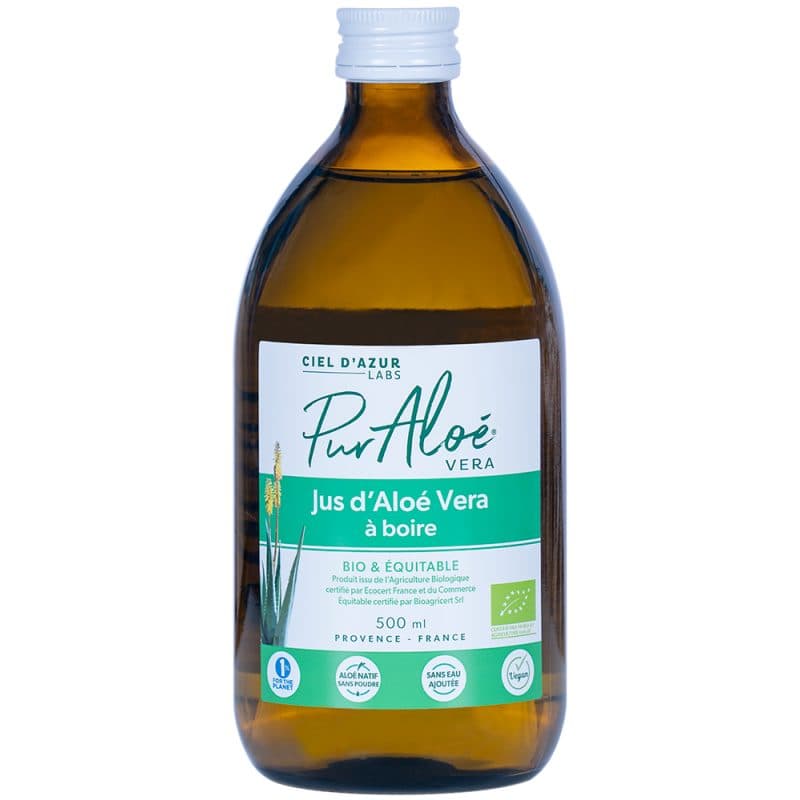 Pur Jus D'aloe Vera Équitable, Pur'aloé, 500 ml*