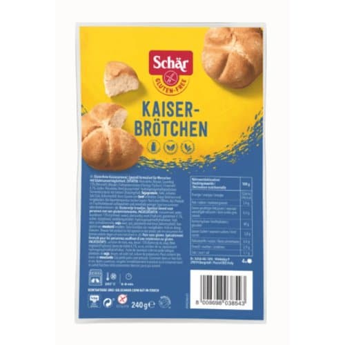Petits pains impériaux sans gluten, Schär, 240 g