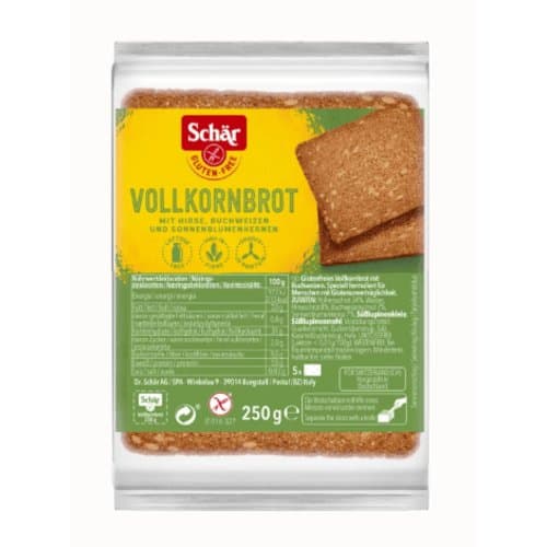 Pain complet sans gluten, Schär, 250 g