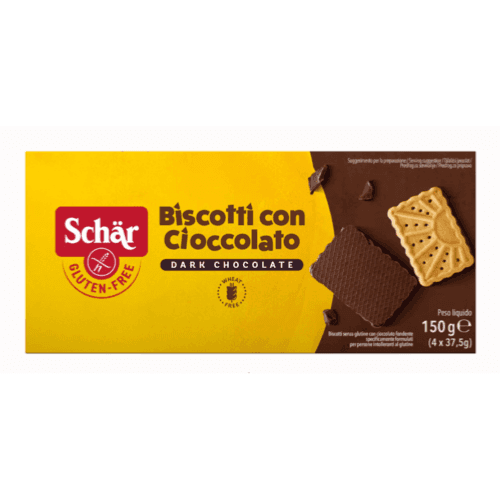 Biscotti Au Chocolat Sans Gluten, Schär, 150 g