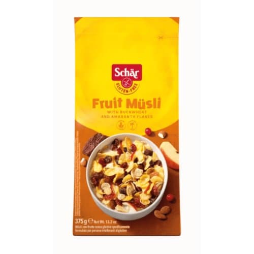 Müesli fruit sans gluten, Schär, 375 g