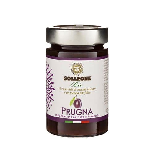 Pâte à tartiner de prunes, Solleone Bio, 220 g*