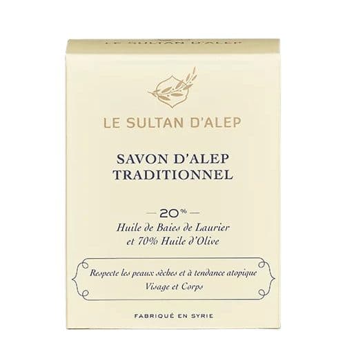 Savon D’alep 20% De Baies De Laurier, Le Sultan D’alep, 200 g*