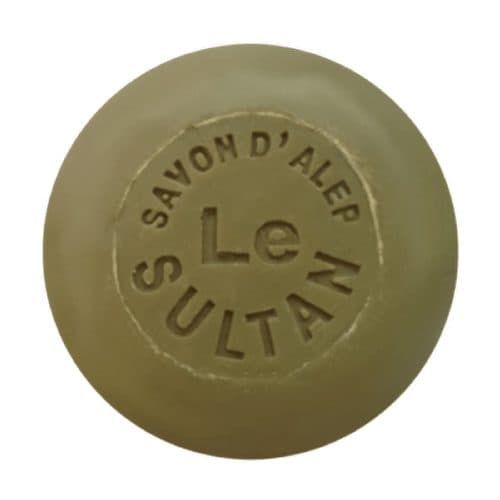 Savon D'alep Forme Ronde Au Jasmin 12% De Baies De Laurier, Le Sultan D’alep, 110 g*