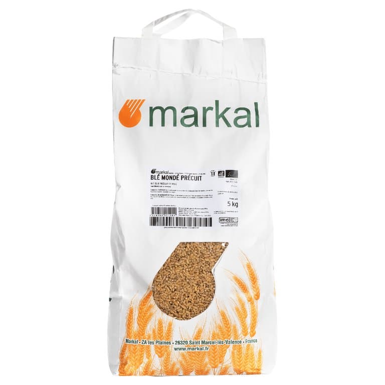 Blé monde précuit, Markal, 5 kg*