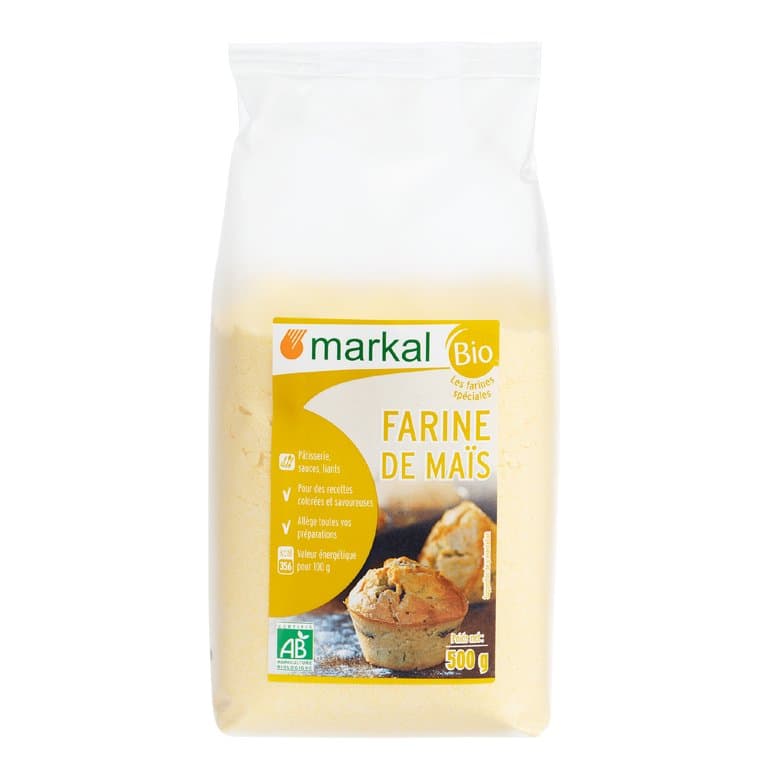 Farine de maïs naturellement sans gluten, Markal, 500 g*