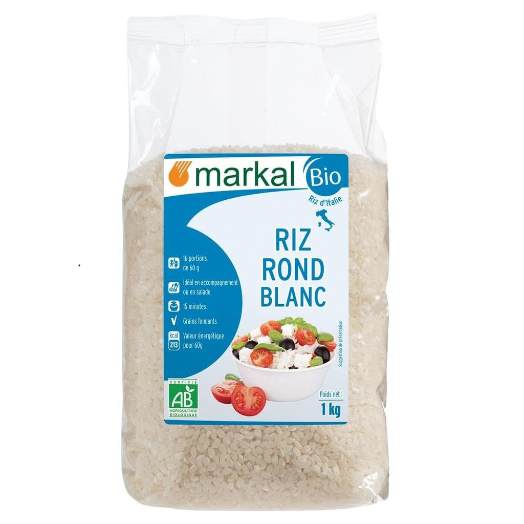 Riz rond blanc, Markal, 1 kg*