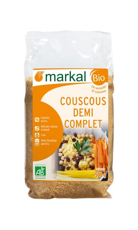 Couscous demi complet, Markal, 500 g*