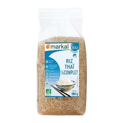 Riz thaï 1/2 complet, Markal, 500 g*