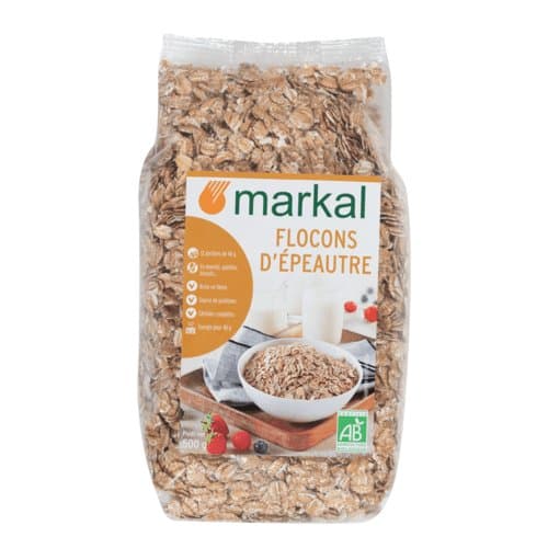 Flocons d'épeautre, Markal, 500 g*
