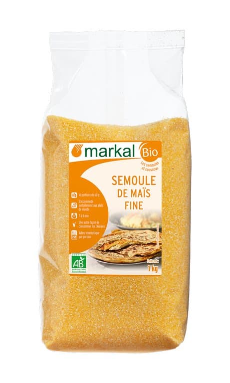 Semoule de de maïs fine, Markal, 1 kg*
