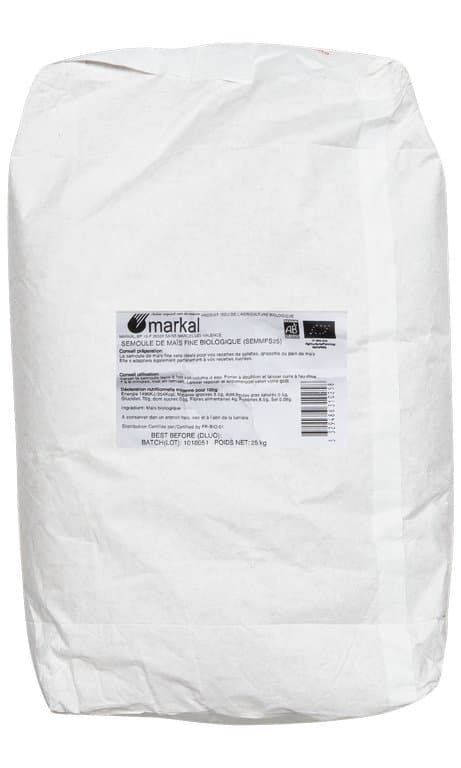 Semoule de de maïs fine, Markal, 25 kg*