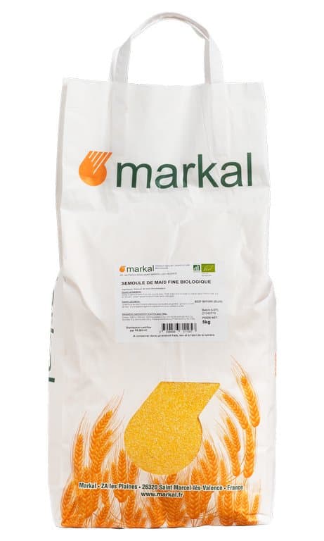 Semoule de de maïs fine, Markal, 5 kg*